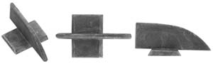 Tall Blade Front Sight, 
wax cast steel